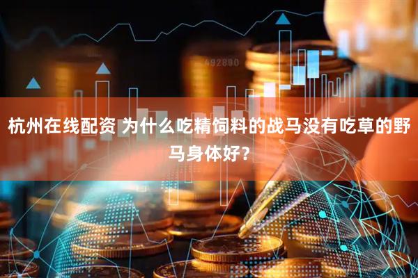 杭州在线配资 为什么吃精饲料的战马没有吃草的野马身体好？